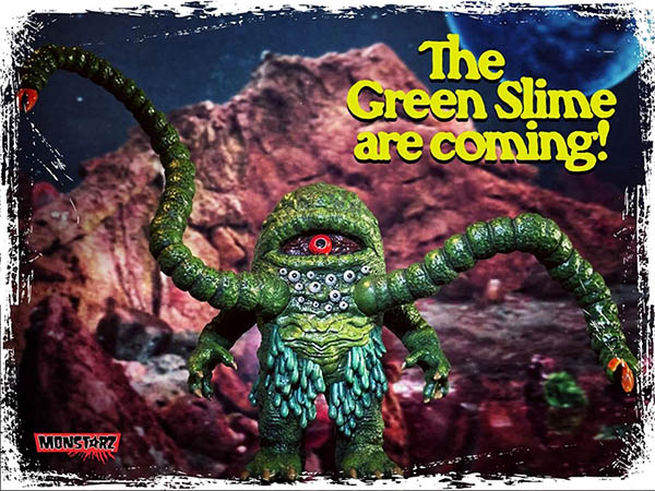 Monstarz The Green Slime Retro 3.75 Inch Action Figure